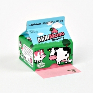 Hello Cow Milk Memo(Strawberry)